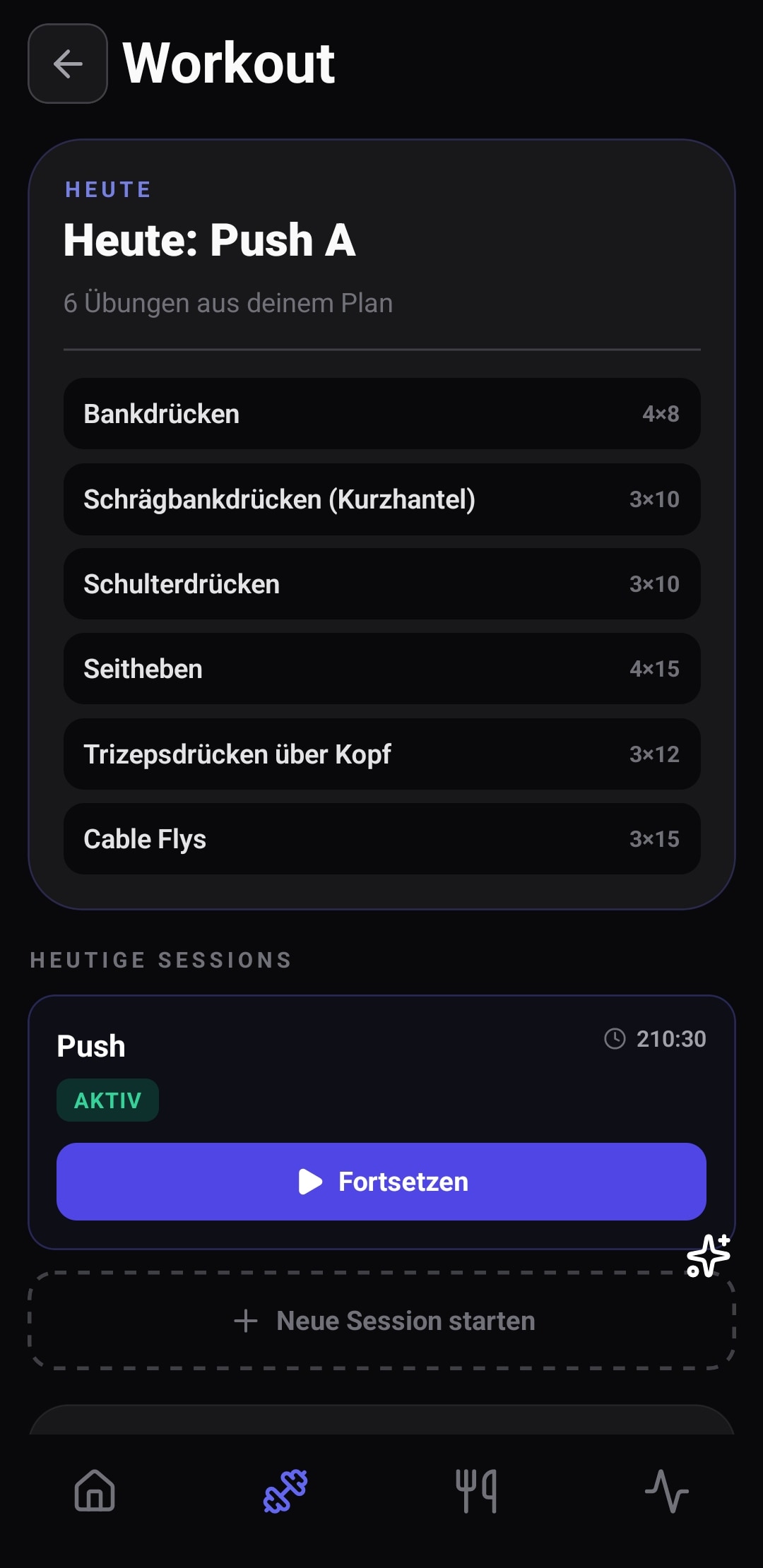 PulsQue App Screen 1